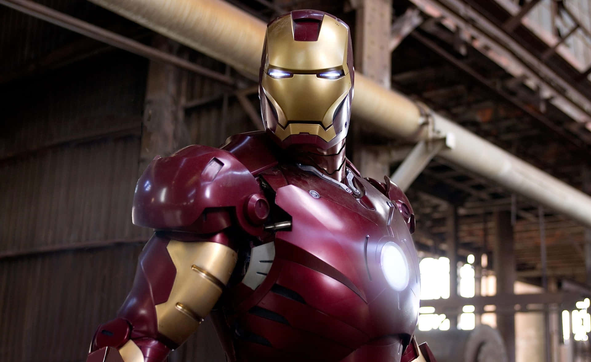 Robert Downey Jr. som Iron Man. Wallpaper