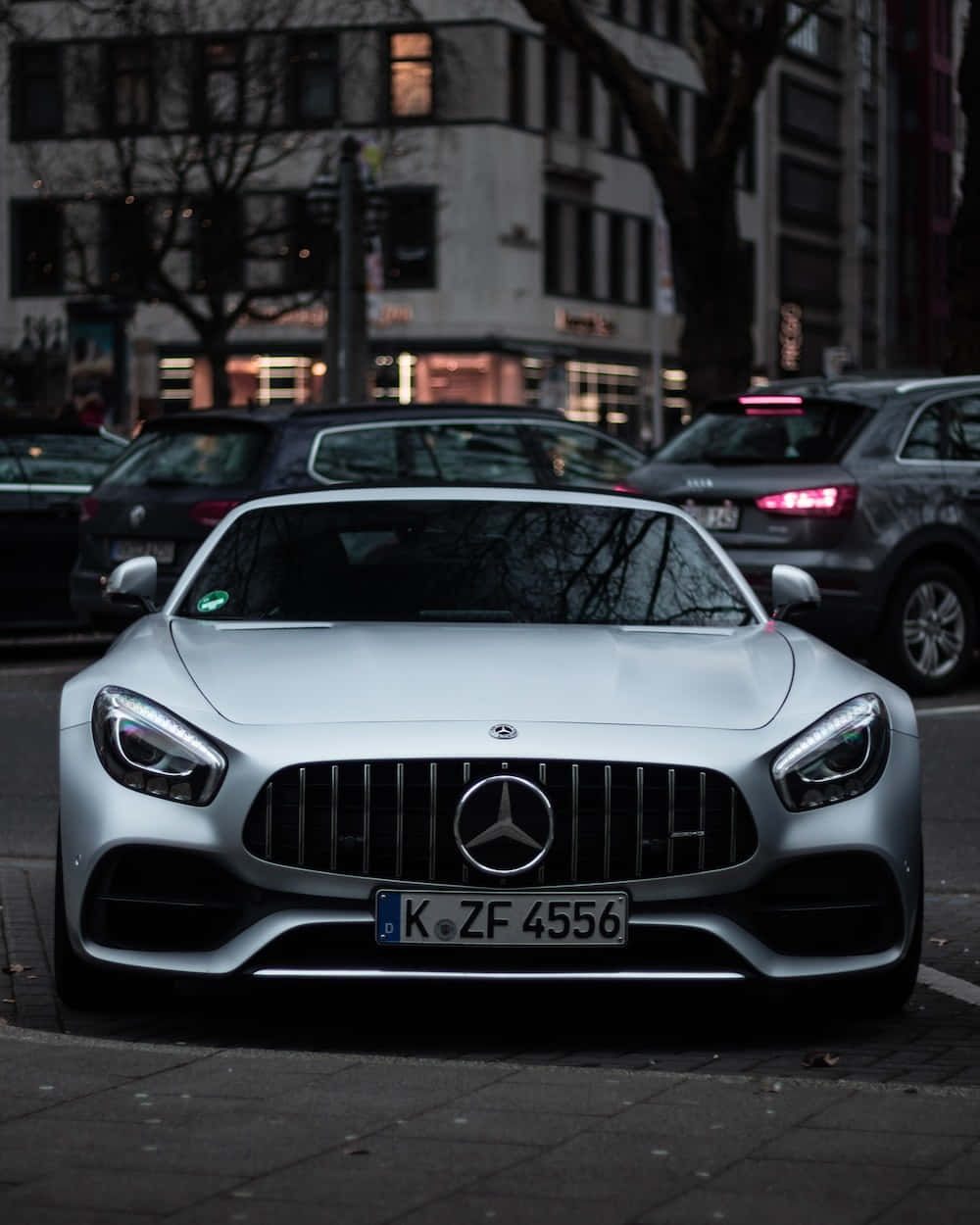 Best Mercedes Background Matte Light Grey AMG GT