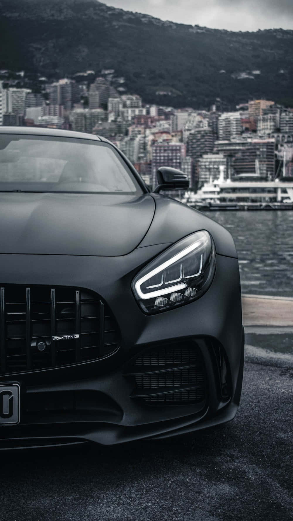 Best Mercedes Background Matte Black AMG GT