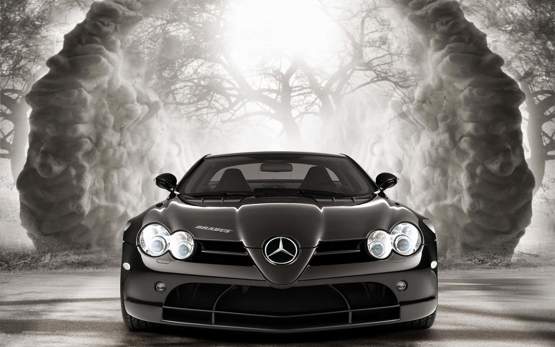 Mejorfondo De Pantalla Mercedes Negro Mercedes-benz Slr Mclaren