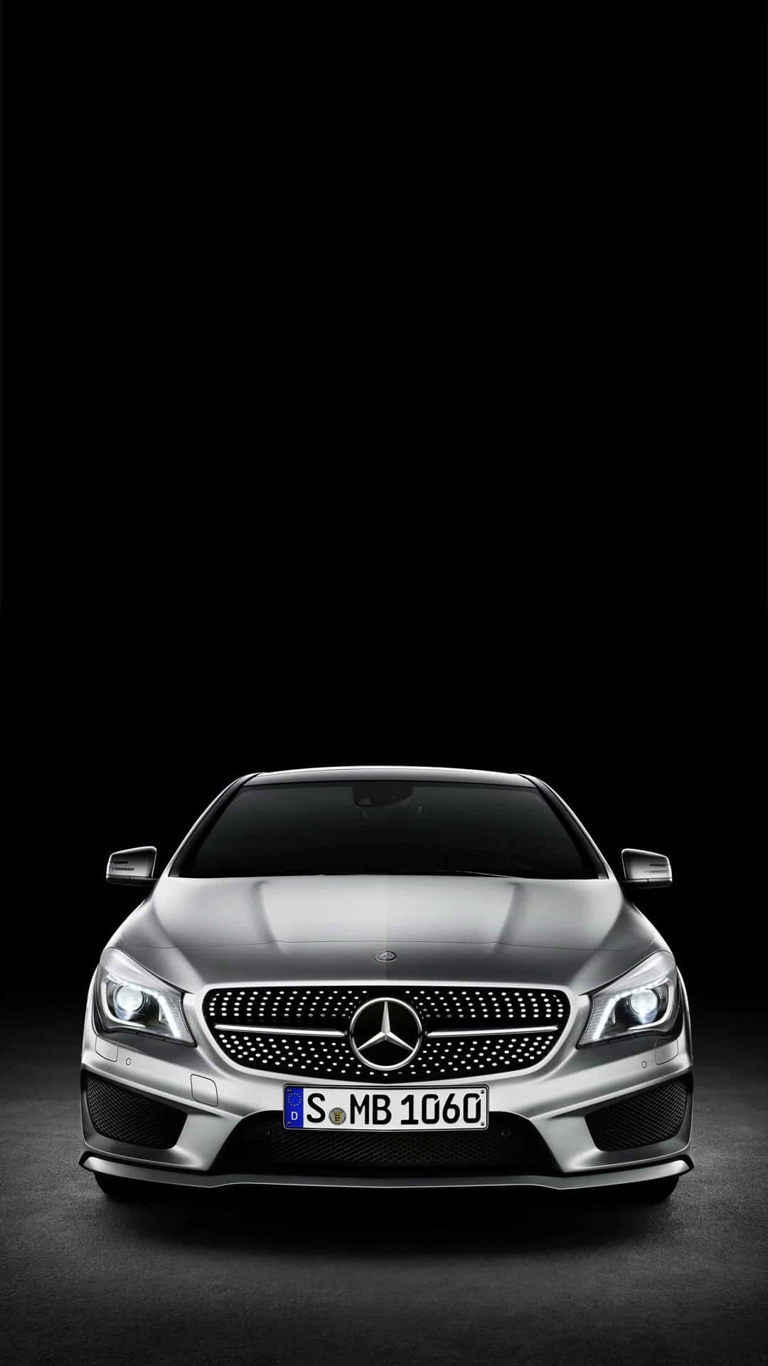 Bästamercedes-bakgrund Ljusgrå 2015 Mercedes-benz Cla-klass
