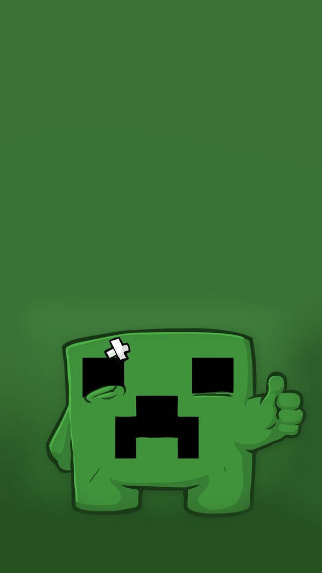 Best Minecraft Creeper Thumbs-up Wallpaper