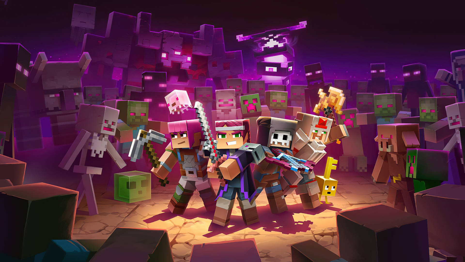 Best Minecraft Dungeons Ready To Fight Wallpaper