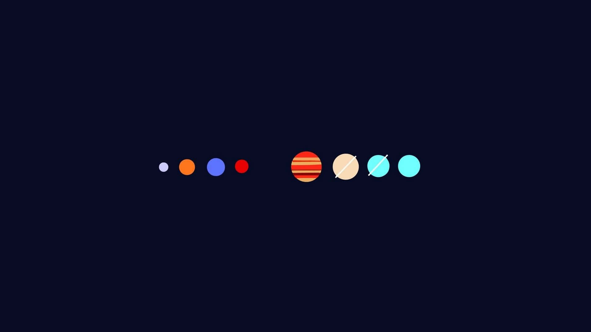 Besteminimalistische Hintergrundbilder Des Sonnensystems