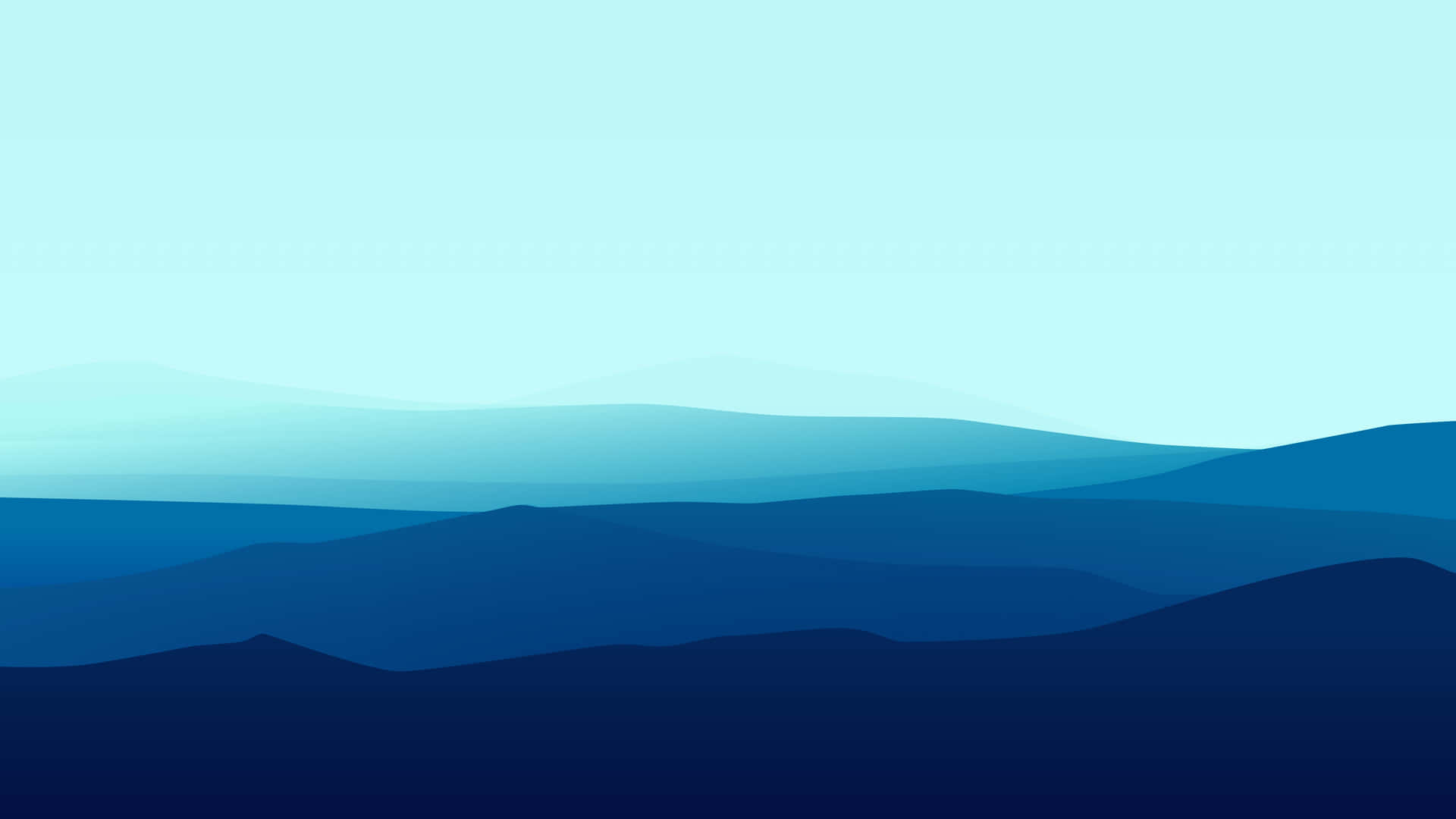 Bestesminimalistisches Hintergrundbild Mit Blauen Bergen