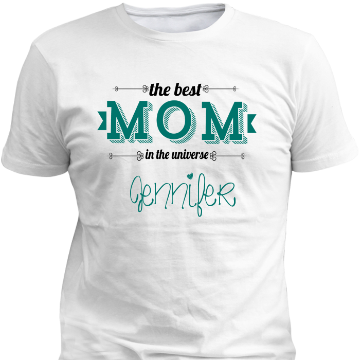 Best Mom Universe Tshirt Design Jennifer PNG