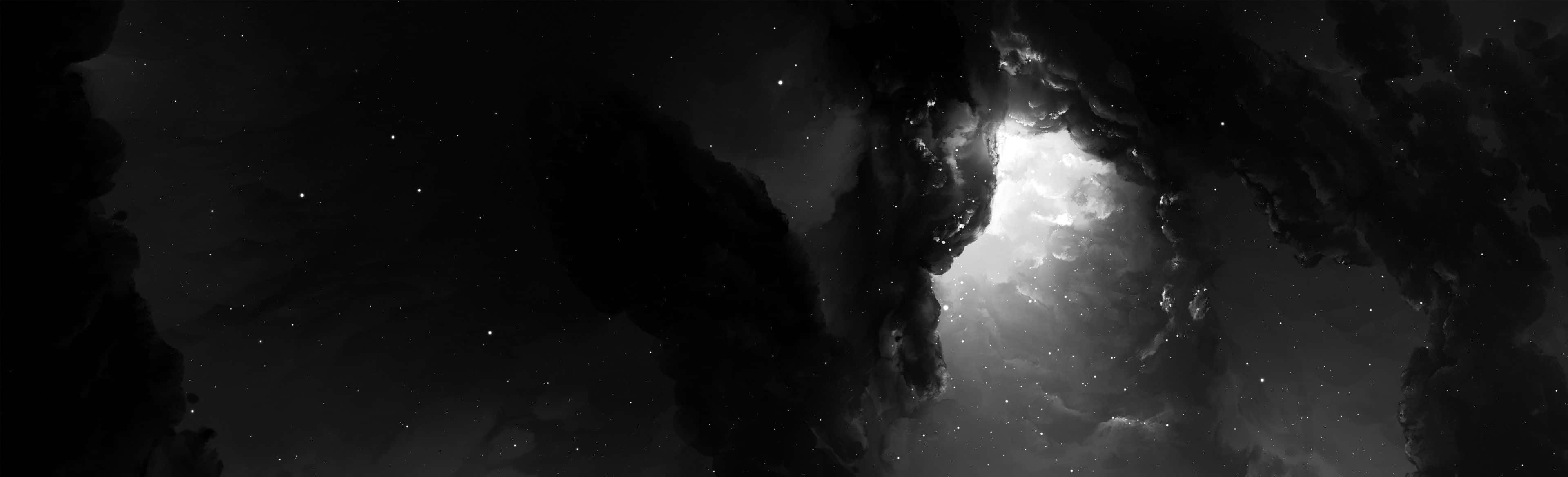 Schwarzweiße Galaxy - Das Beste Hintergrundbild Für Ihren Monitor