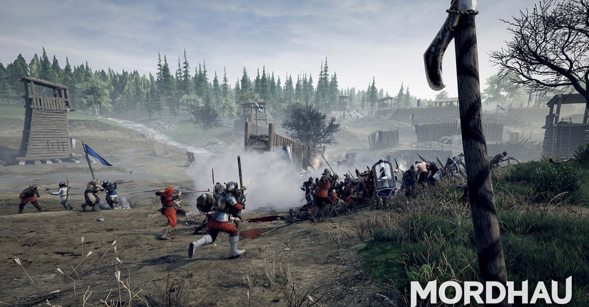 Intense Battle Scene from Mordhau