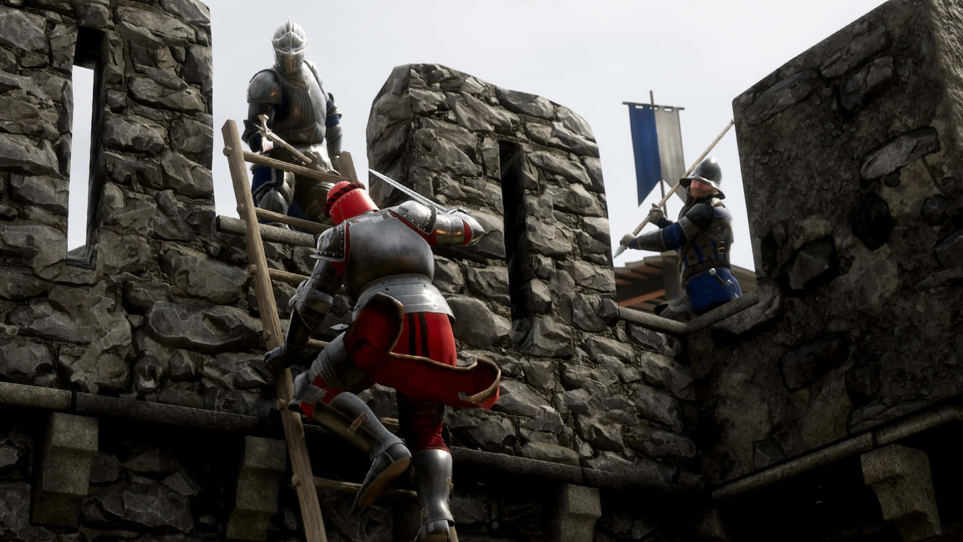 Medieval Battle Scene - Mordhau Wallpaper
