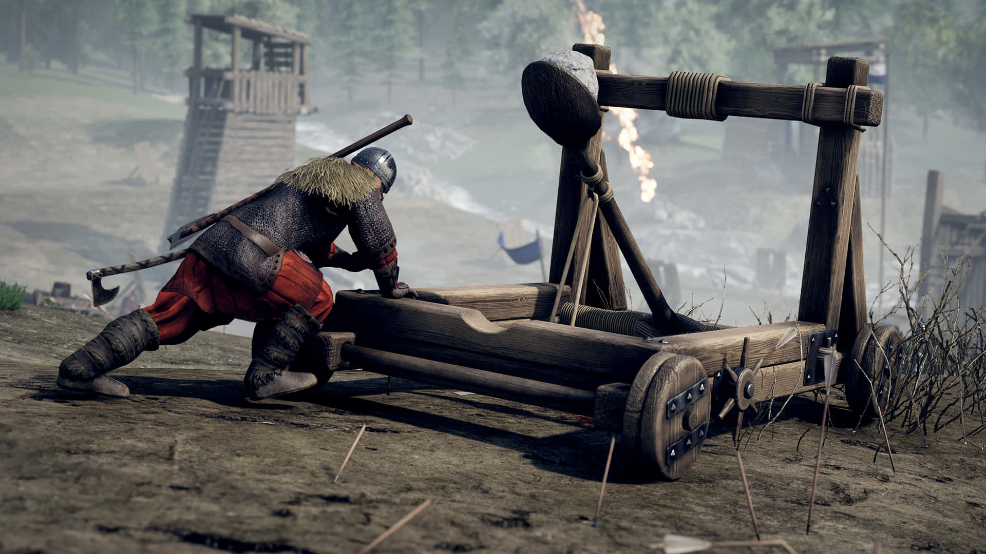 Best Mordhau Background Fixing A Catapult