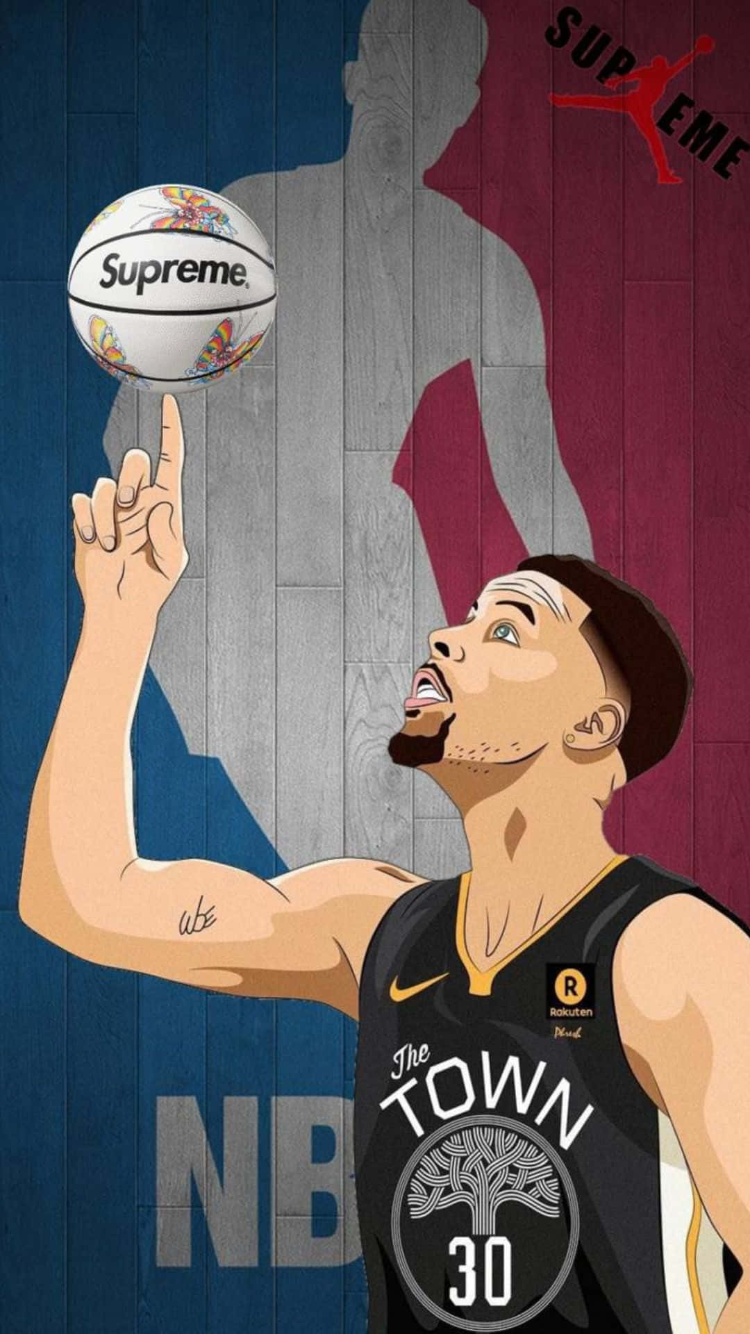 Fejr den bedste NBA-øjeblikke med din favorit Hold Wallpaper