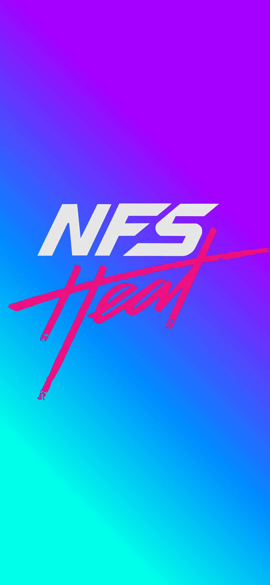 Nfs Heat Logo On A Purple Background