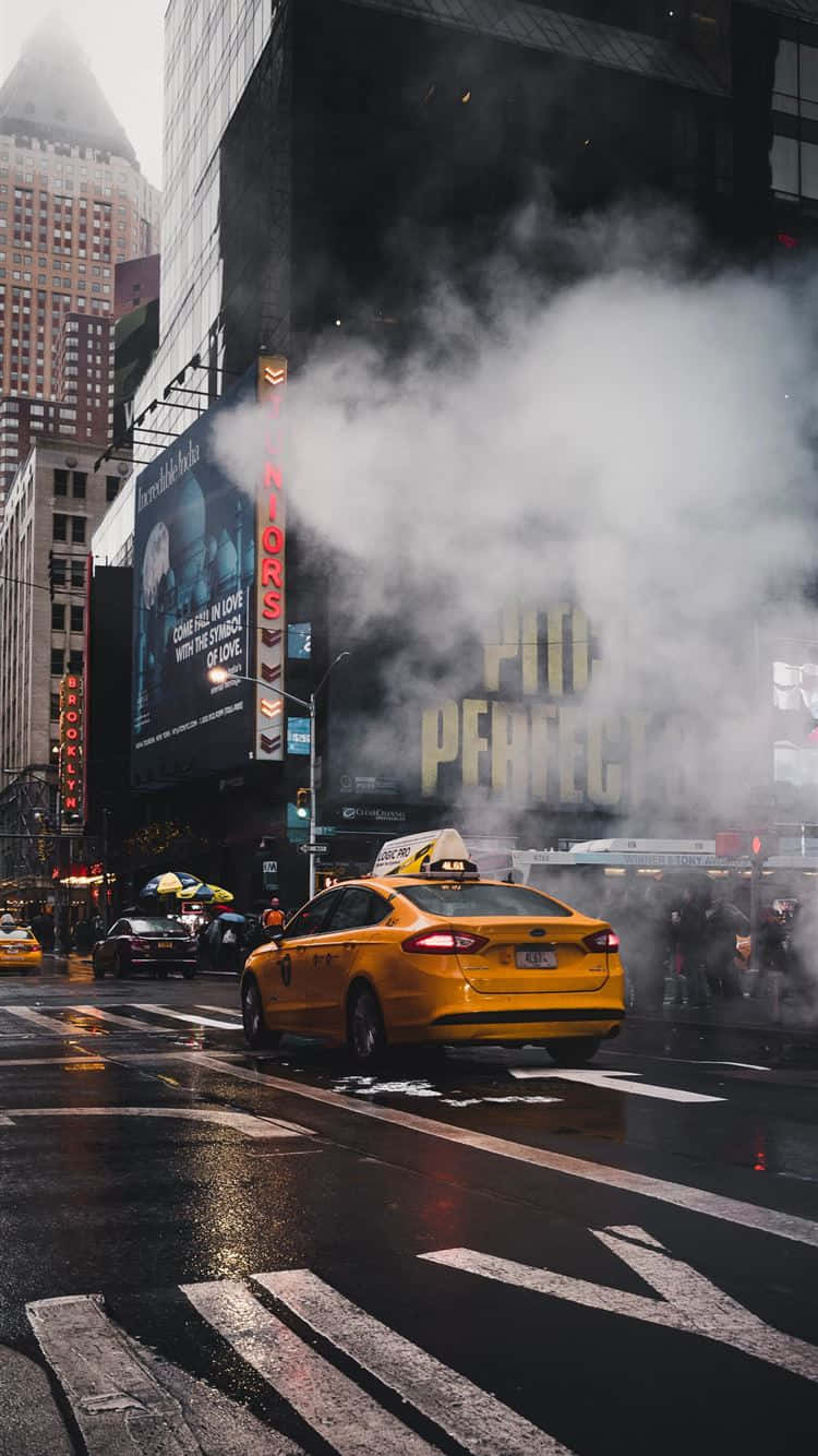 Gelbestaxi Das Beste Hintergrundbild Für New York