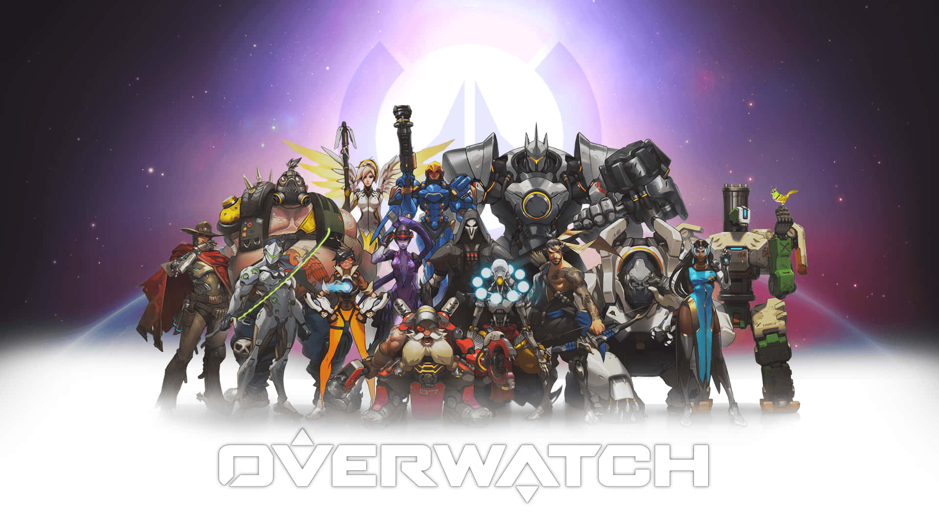 Bright Logo Best Overwatch Background