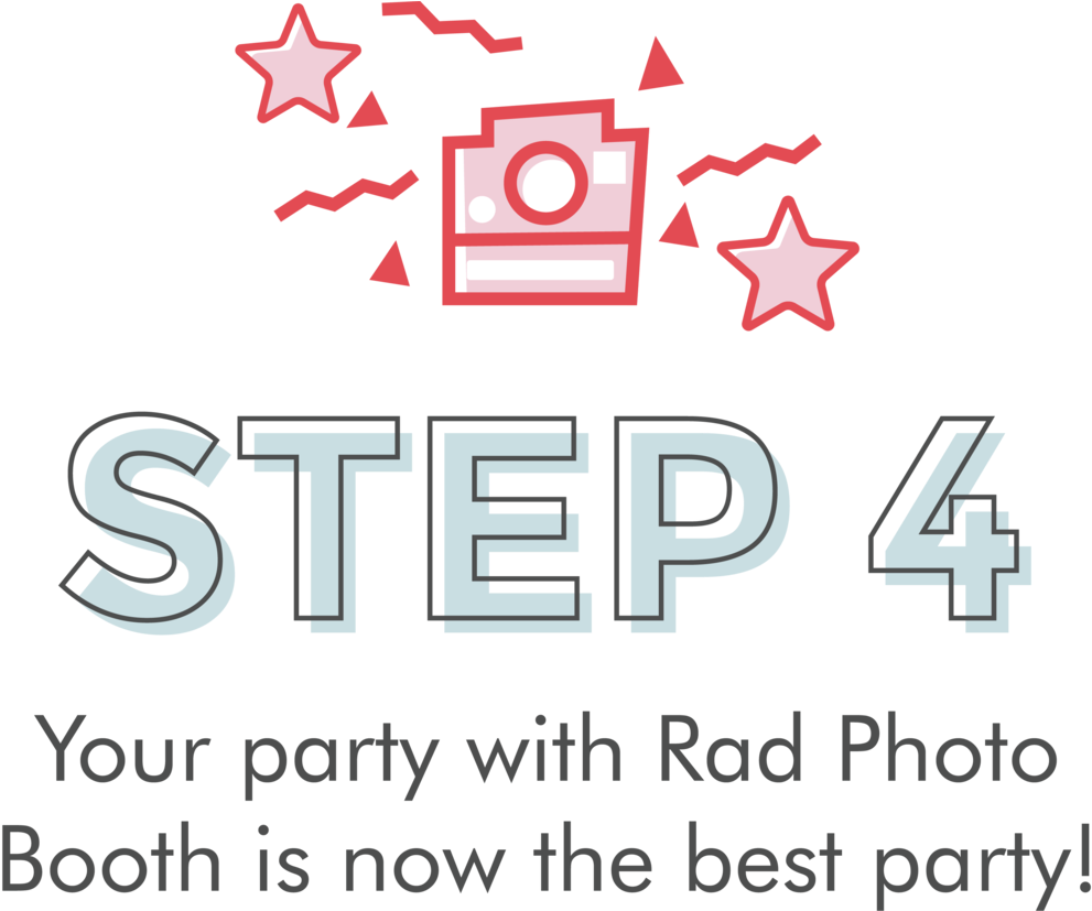 Best Party Step4 Rad Photo Booth PNG