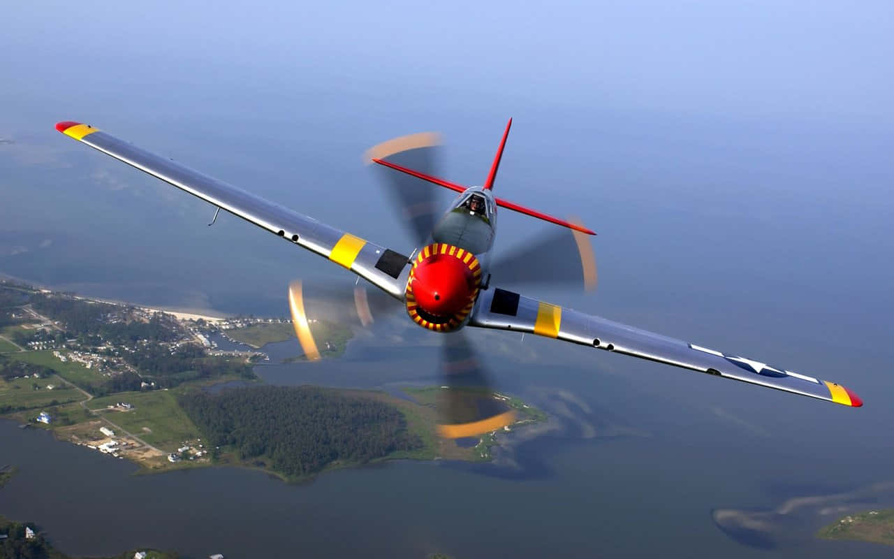 Best Plane Background North American P-51 Mustang Aircraft Background