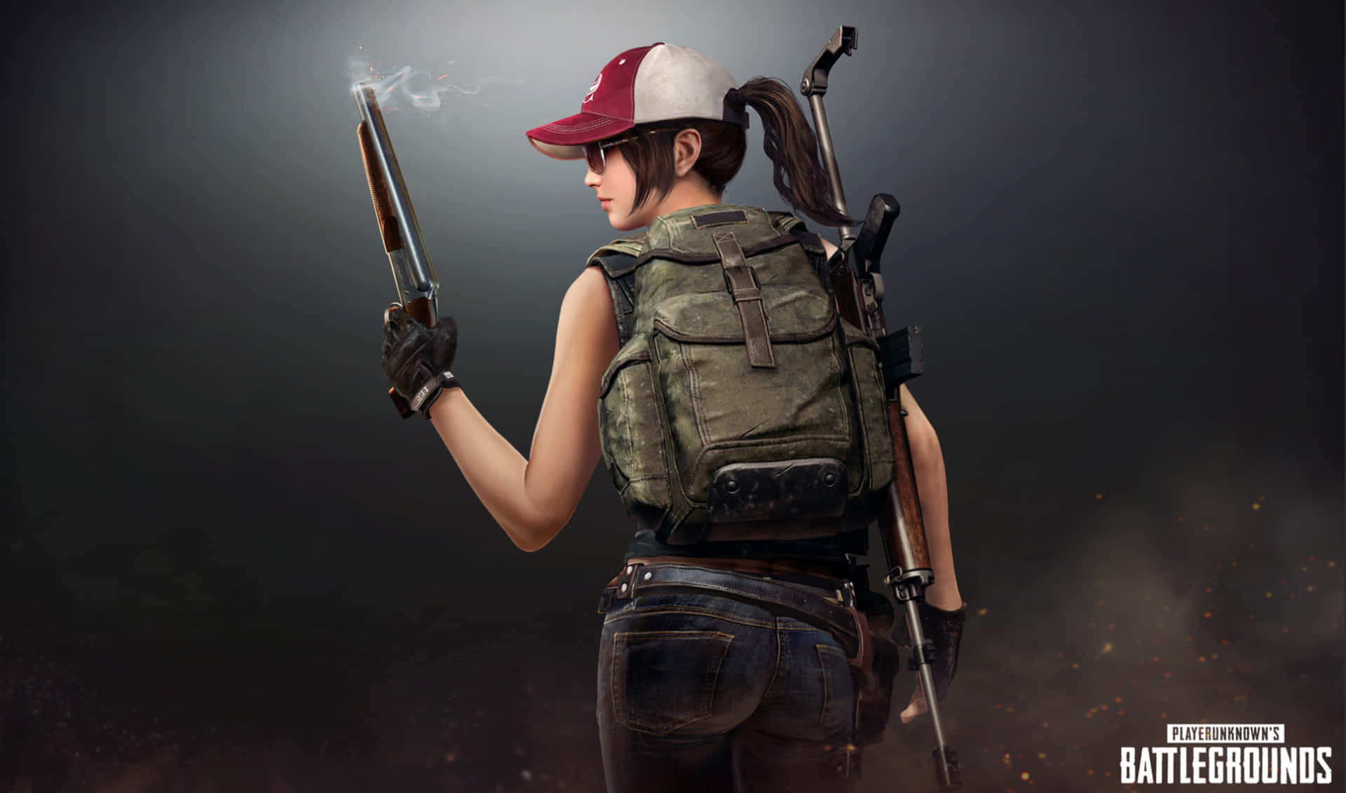 Pubg Mobile - A Woman With A Knife And A Backpack