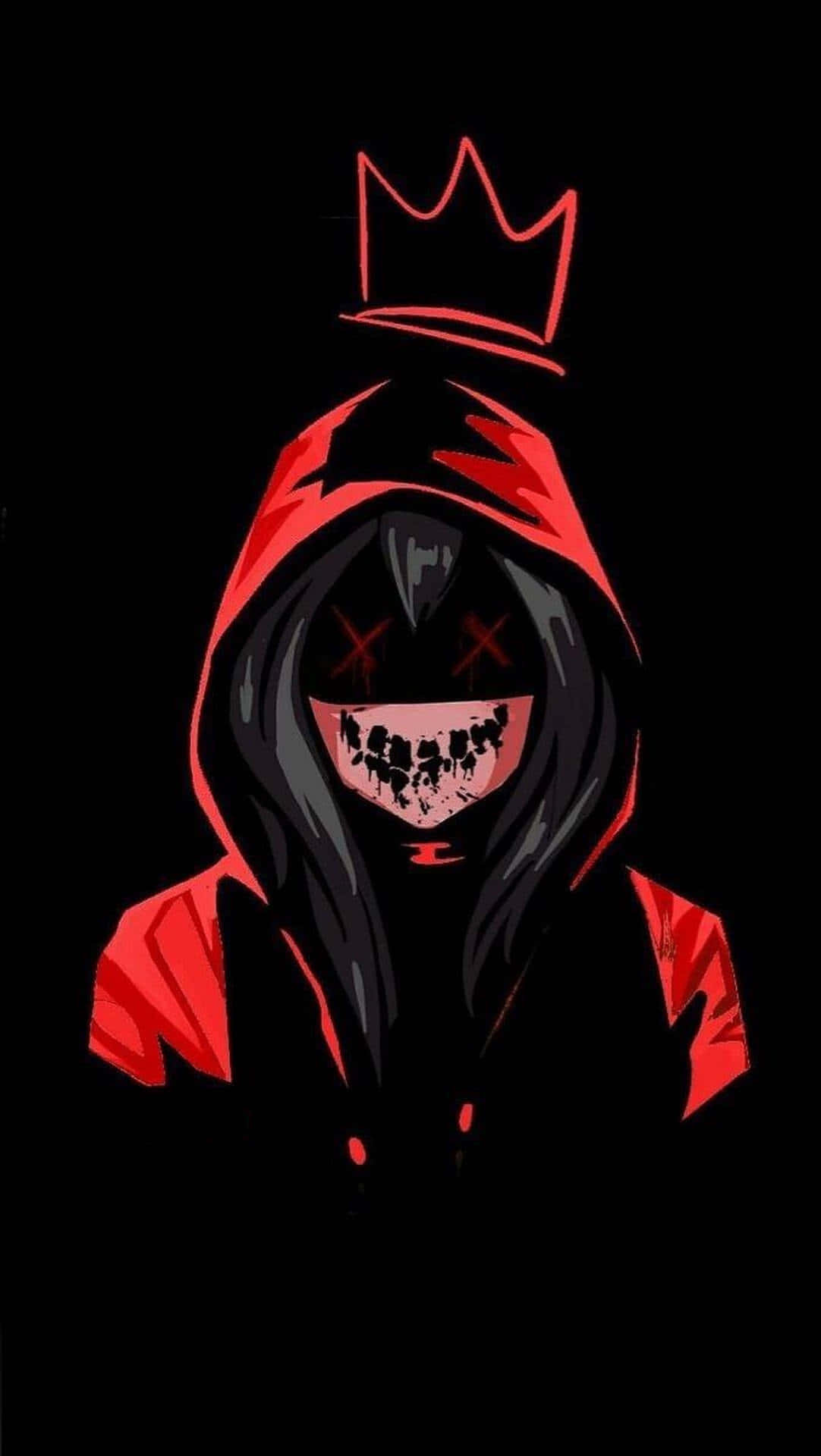Download Red Evil Hacker Best Profile Picture | Wallpapers.Com