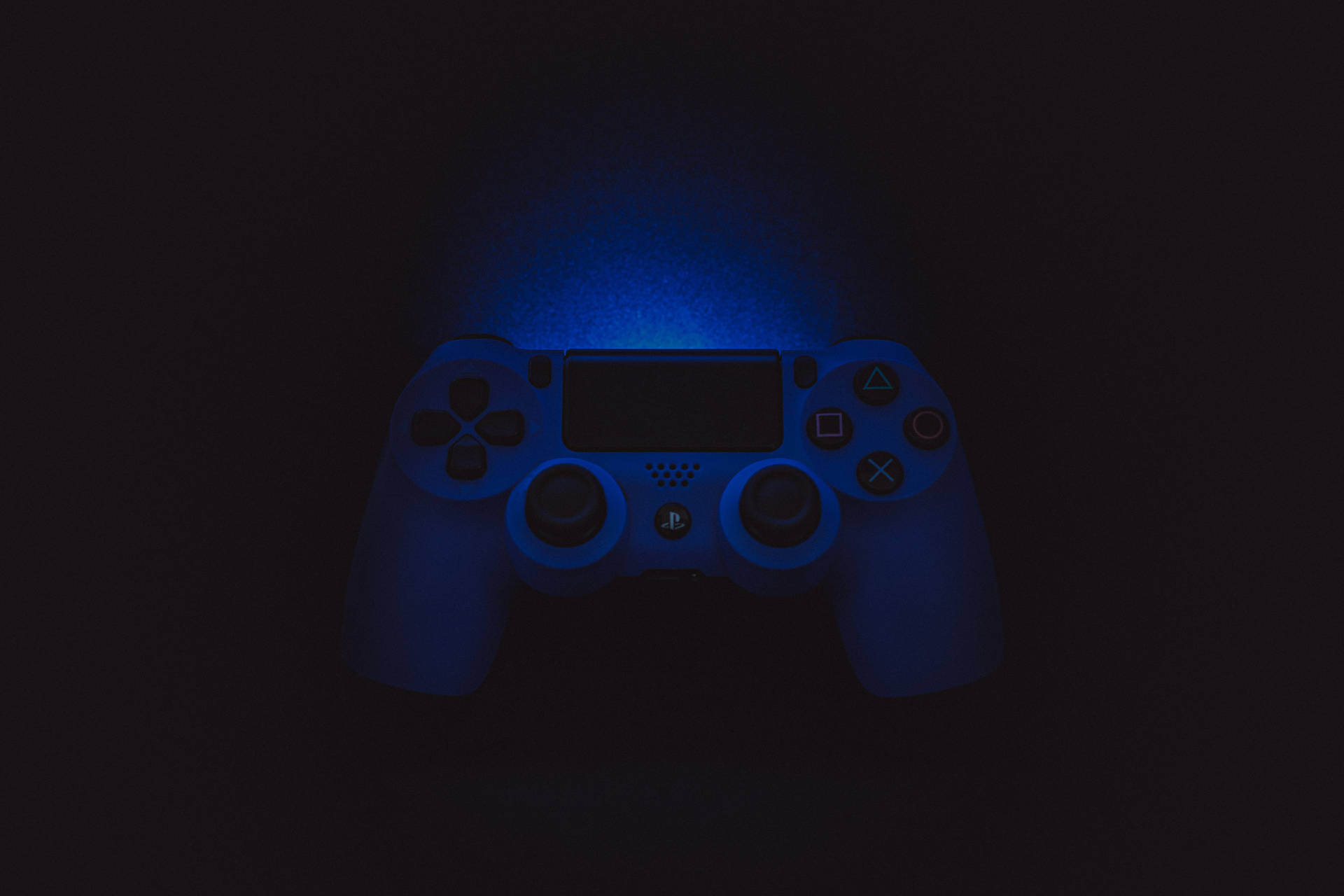 Bedste PS4 DualShock 4 Blå Lys Trådløs Controller Wallpaper