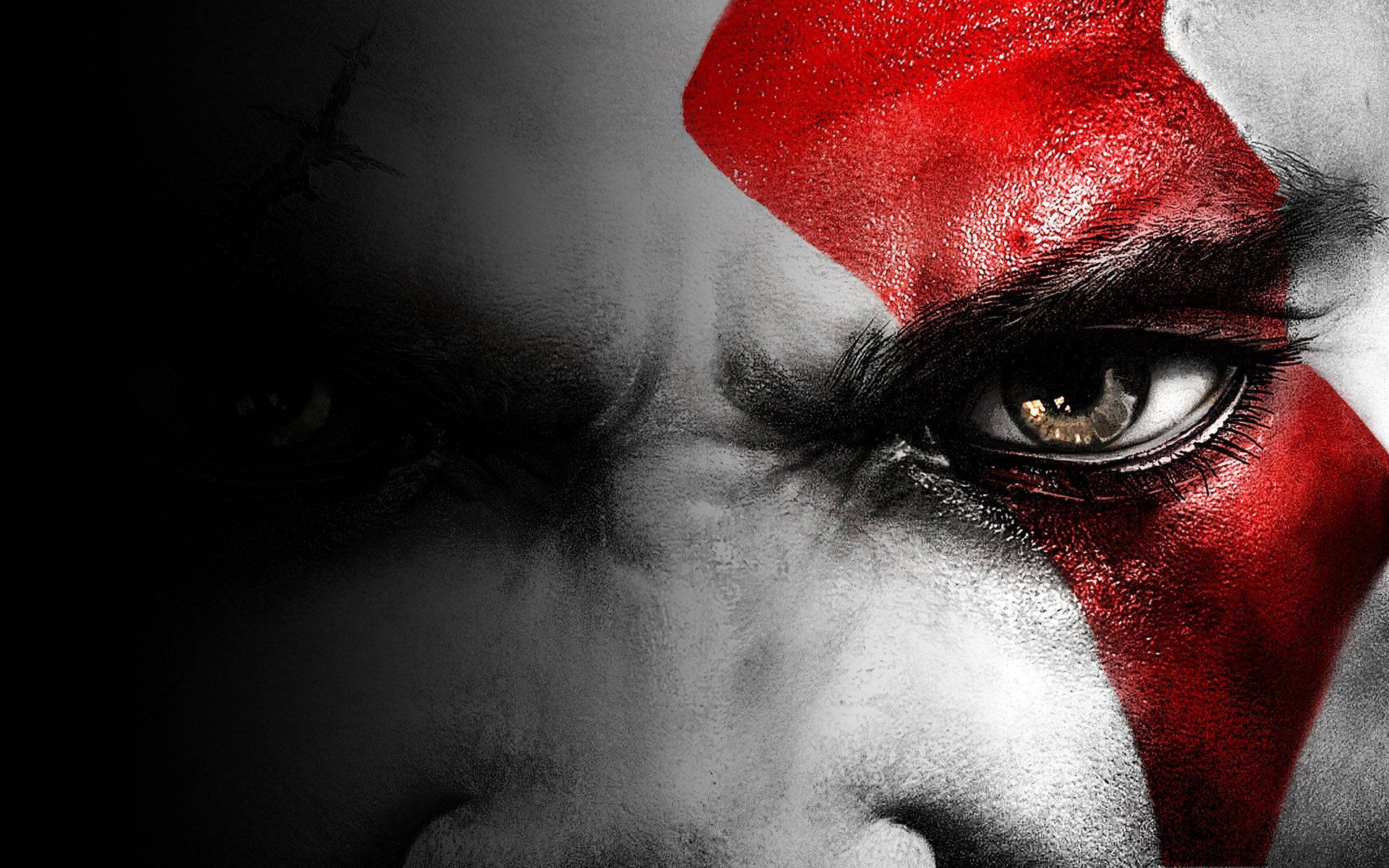 Best Ps4 Kratos Red Mark Wallpaper