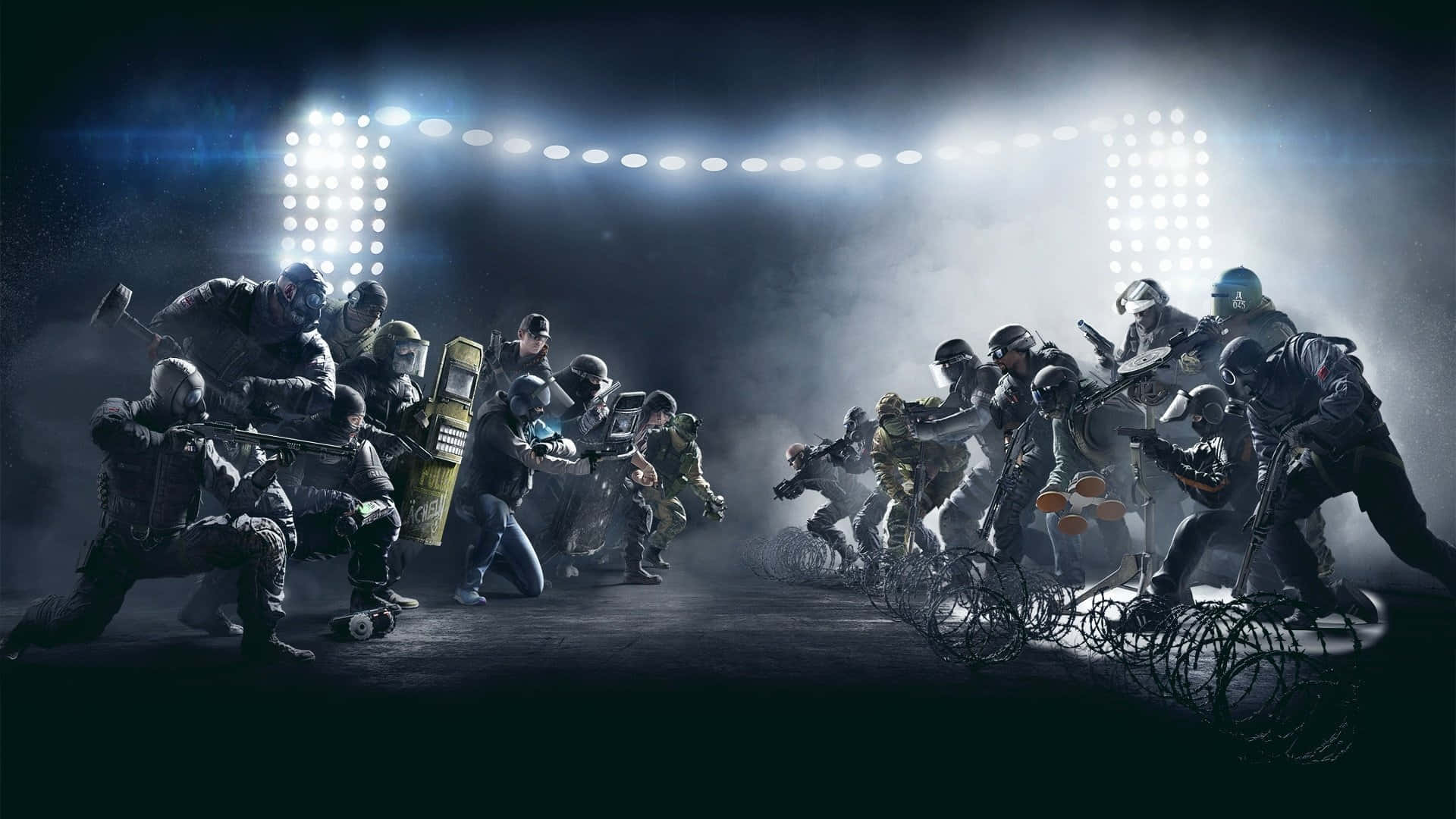 Attackers And Defenders In Best Rainbow Six Siege Background