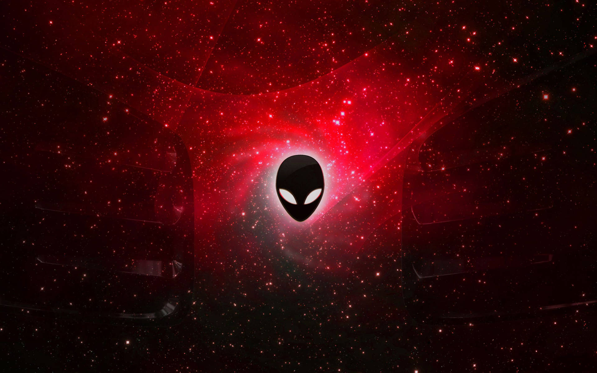 Image  High-Performance Style—Alienware Red Aesthetic Wallpaper