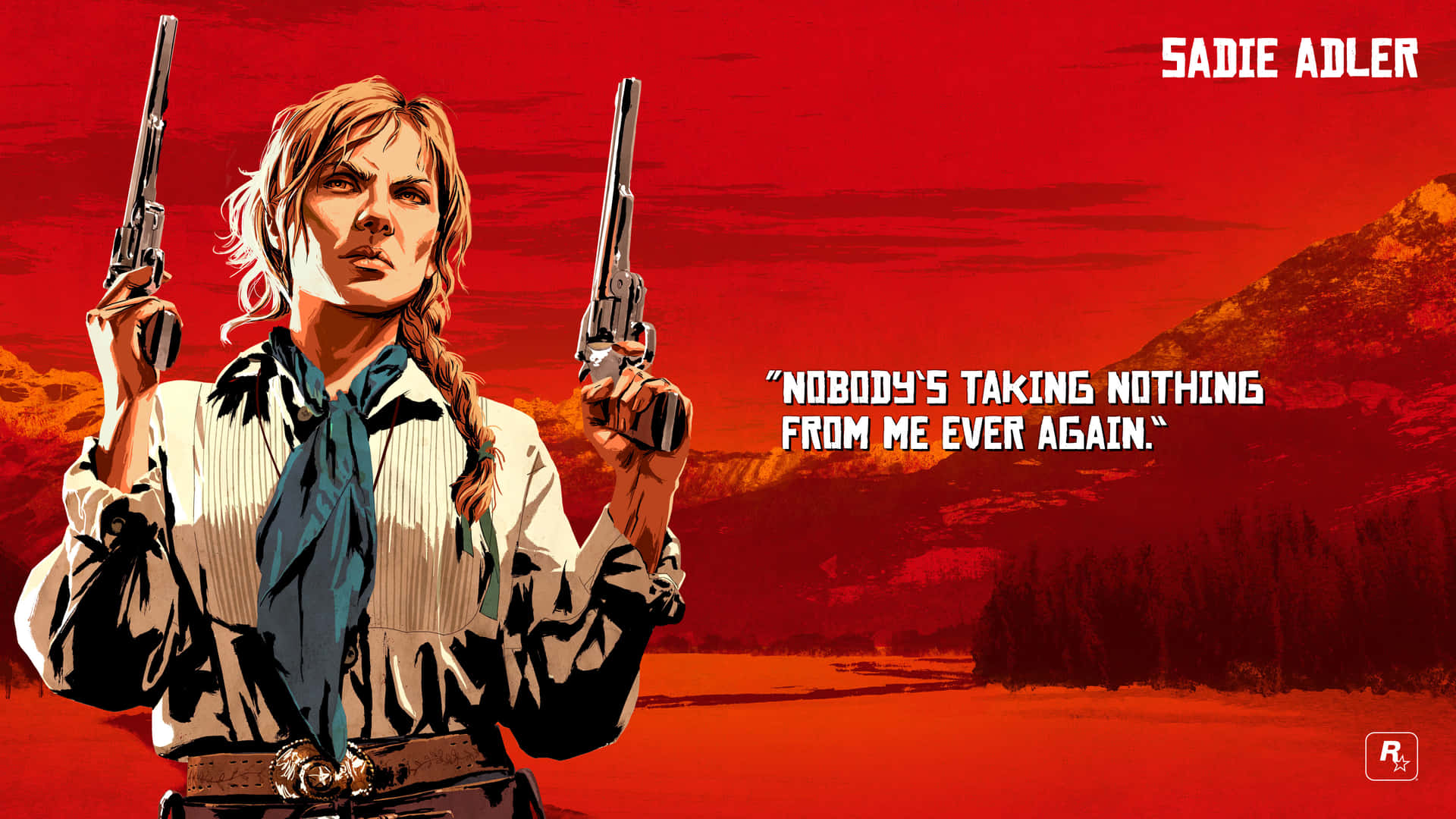 Best Red Dead Redemption 2 Sadie Adler Quote Background