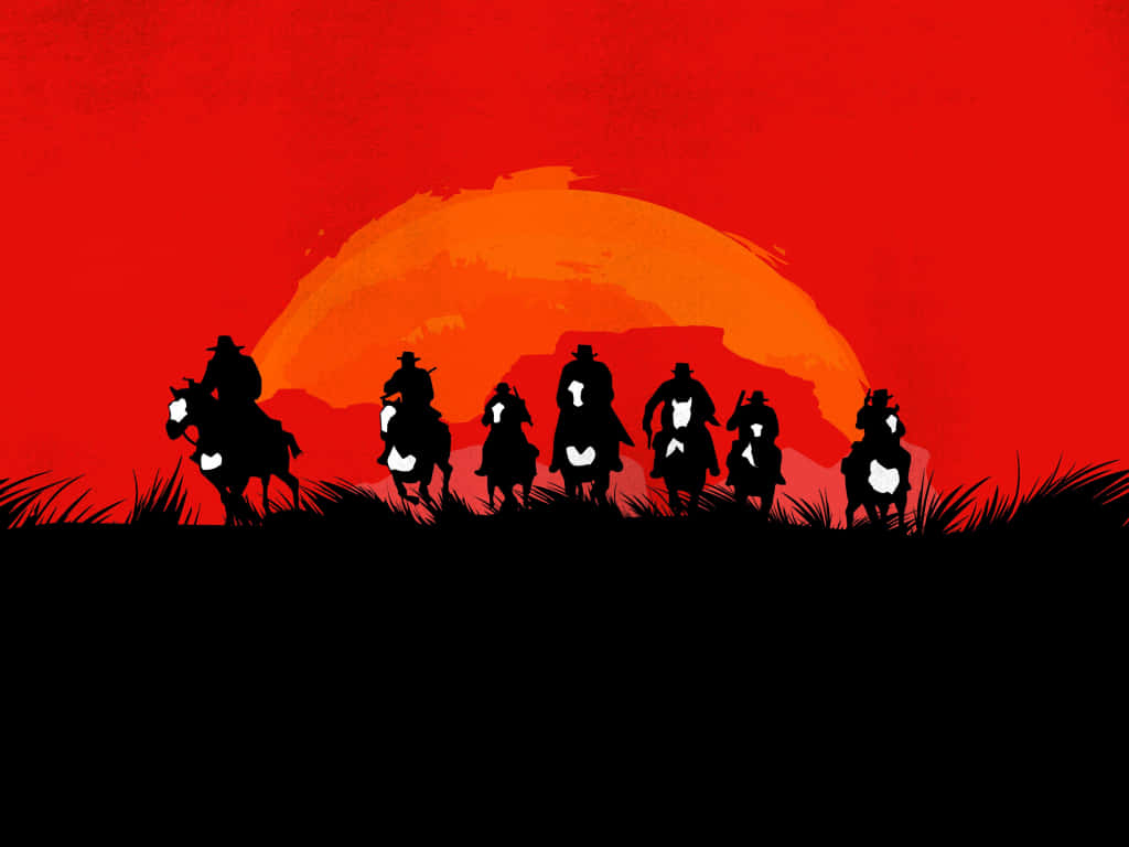 Best Red Dead Redemption 2 Team Of Cowboys Background