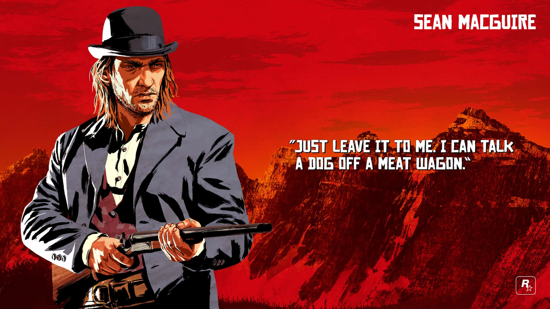Best Red Dead Redemption 2 Sean MacGuire Quote Background