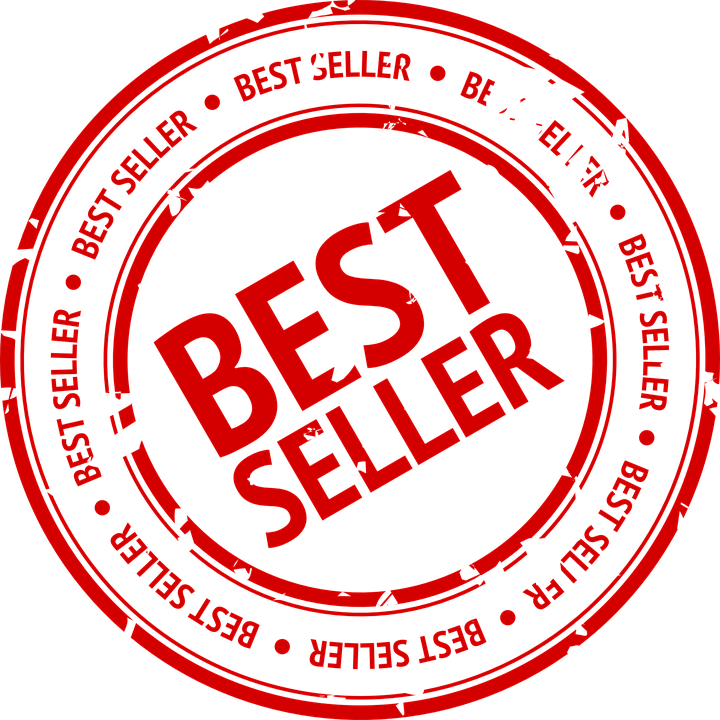 Best Seller Stamp Red Seal PNG