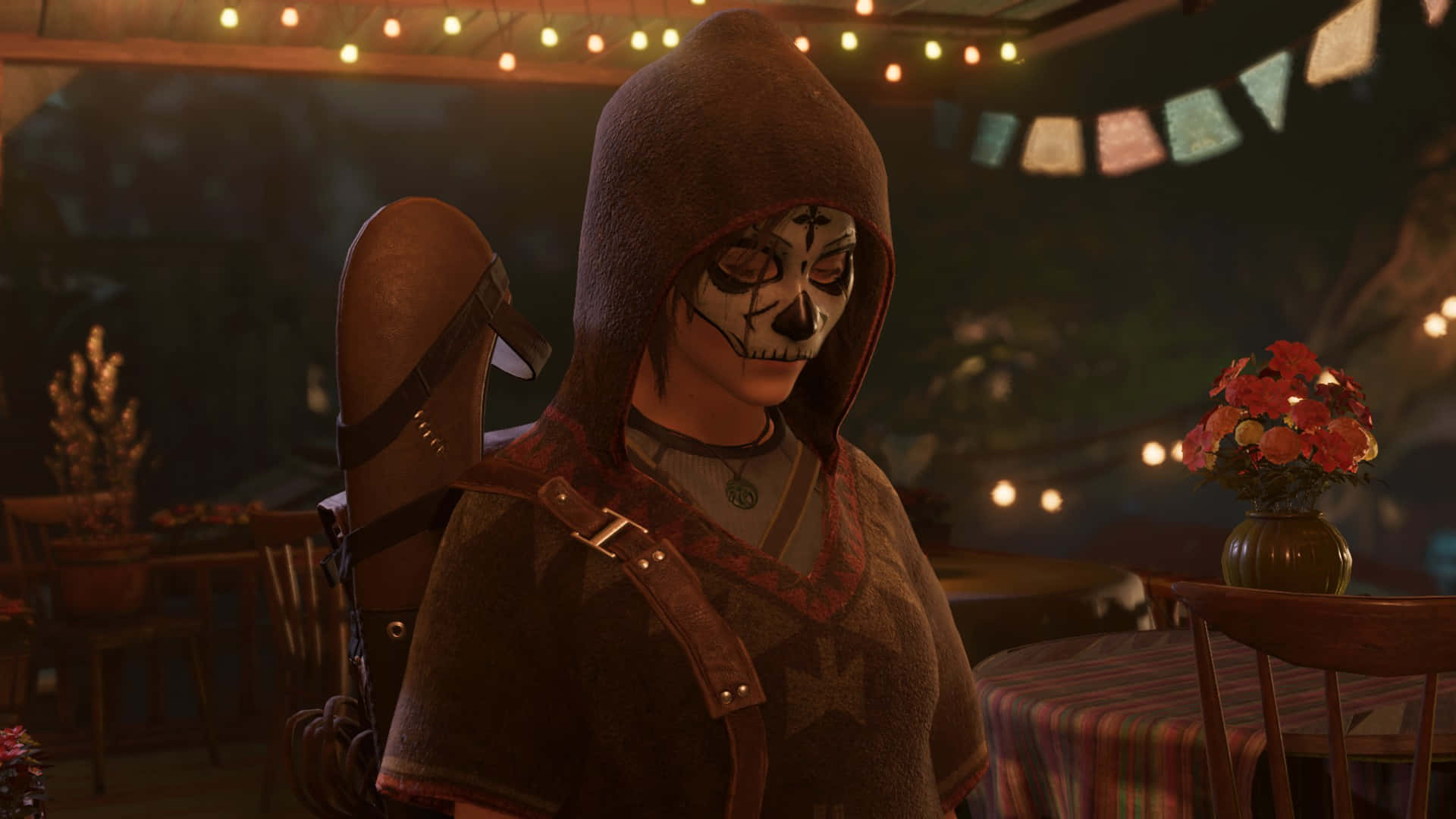 Migliorsfondo Di Shadow Of The Tomb Raider Per Il Giorno Dei Morti.