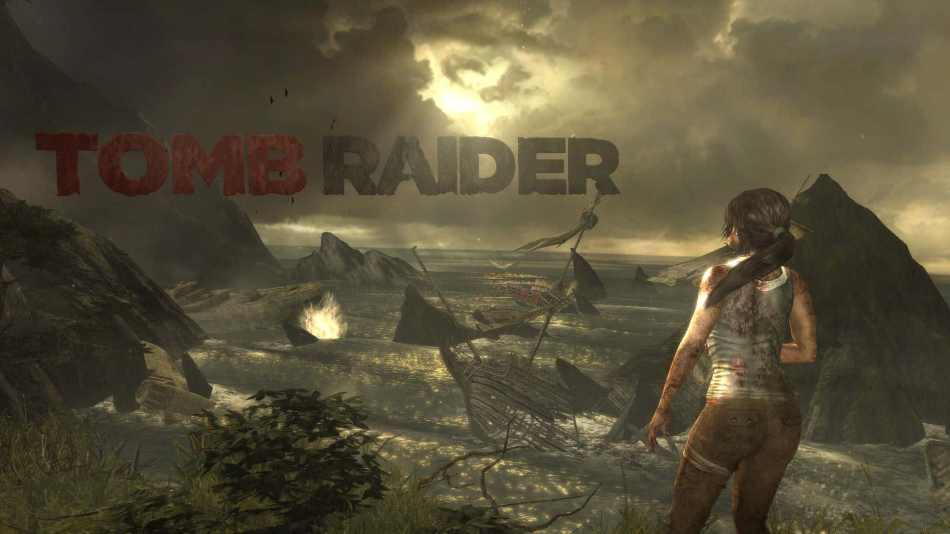Stort Bomb bedste skygge af Tomb Raider baggrund