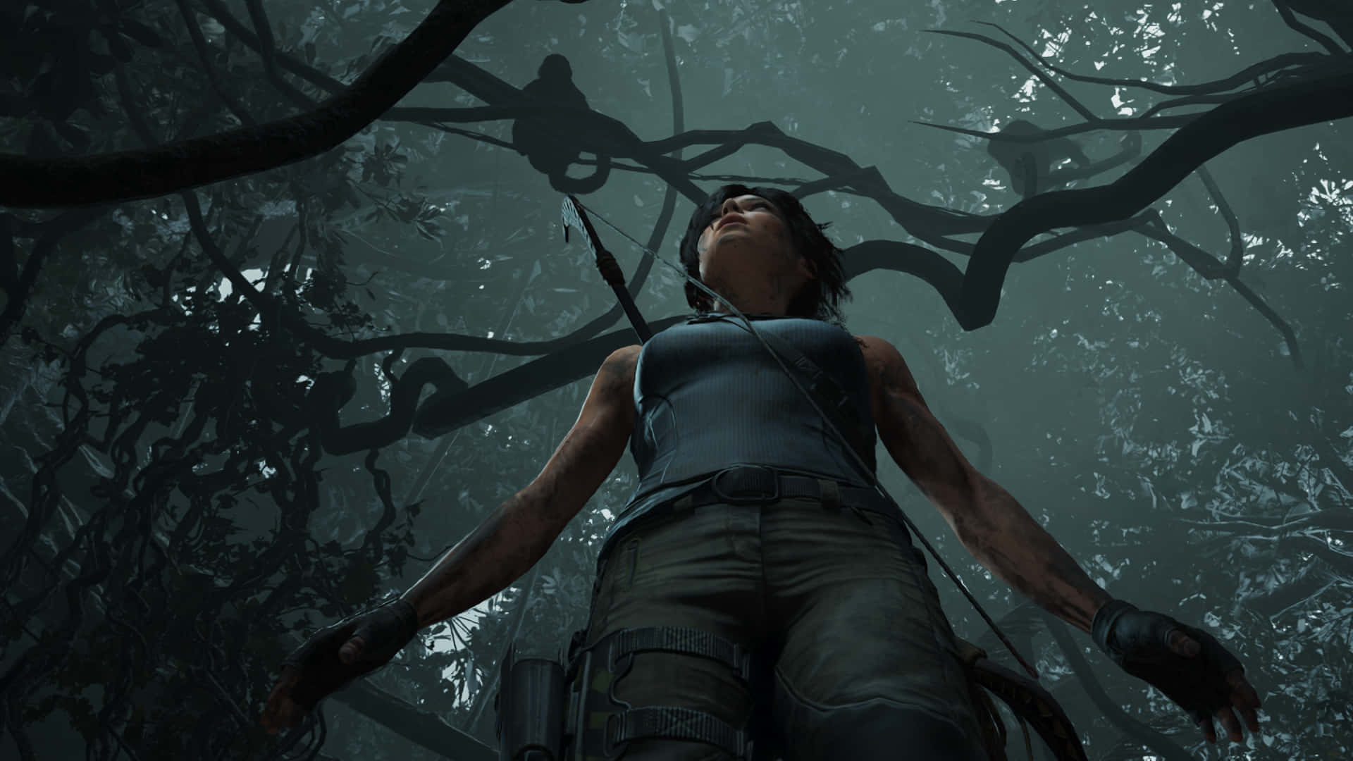 Mejorfondo De Pantalla De Shadow Of The Tomb Raider Con Ray Tracing Y Sombras Realistas.