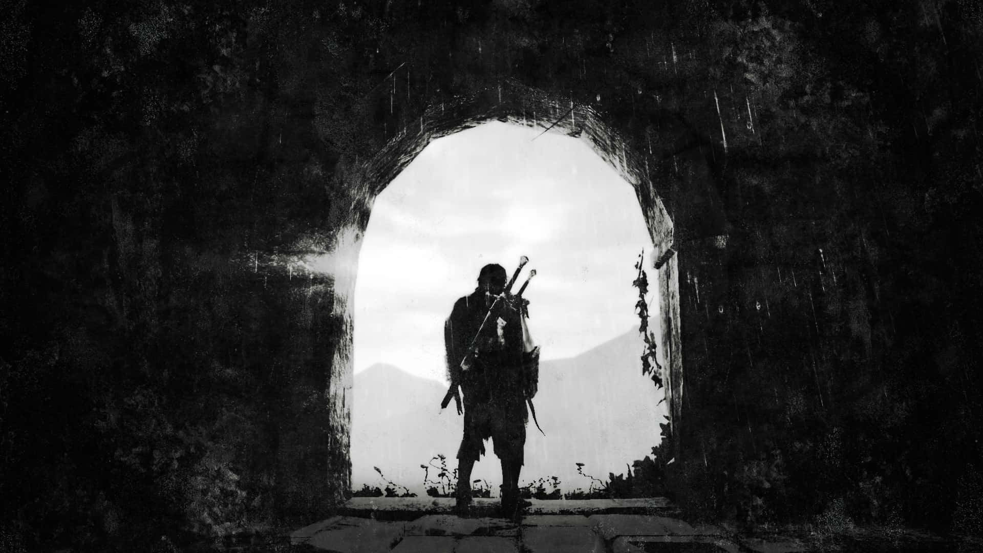 Bestesshadow Of War Hintergrundbild: Talion Dark Painting