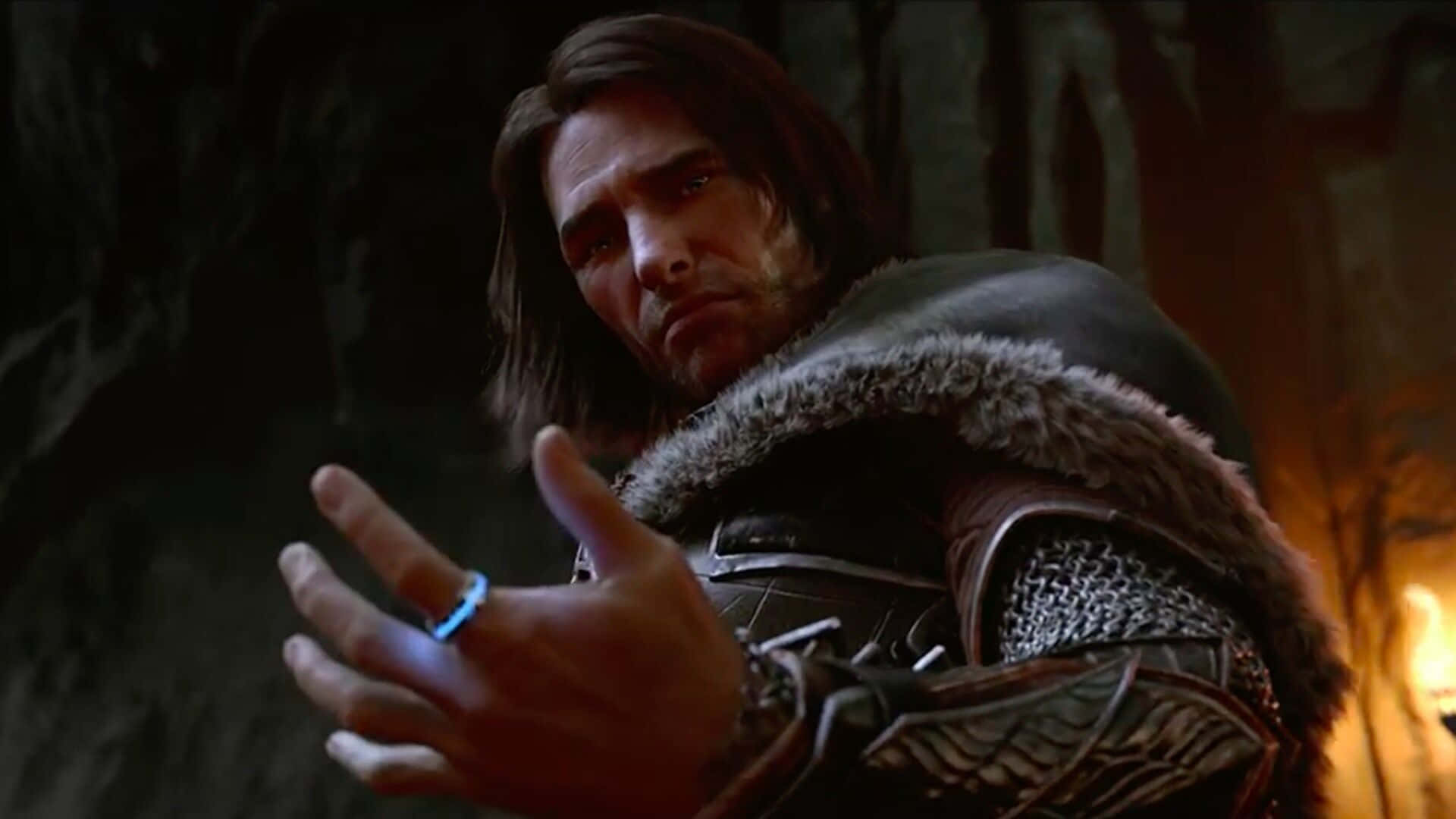 Best Shadow Of War Background Talion Looking At The Ring