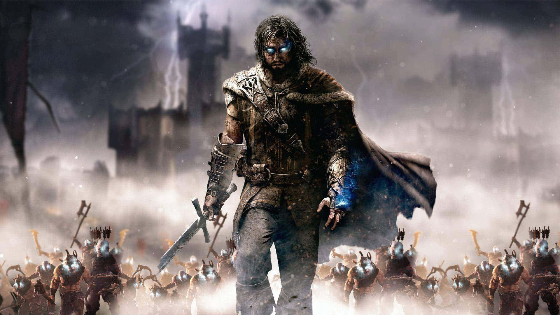 Best Shadow Of War Background Talion Walking With An Army