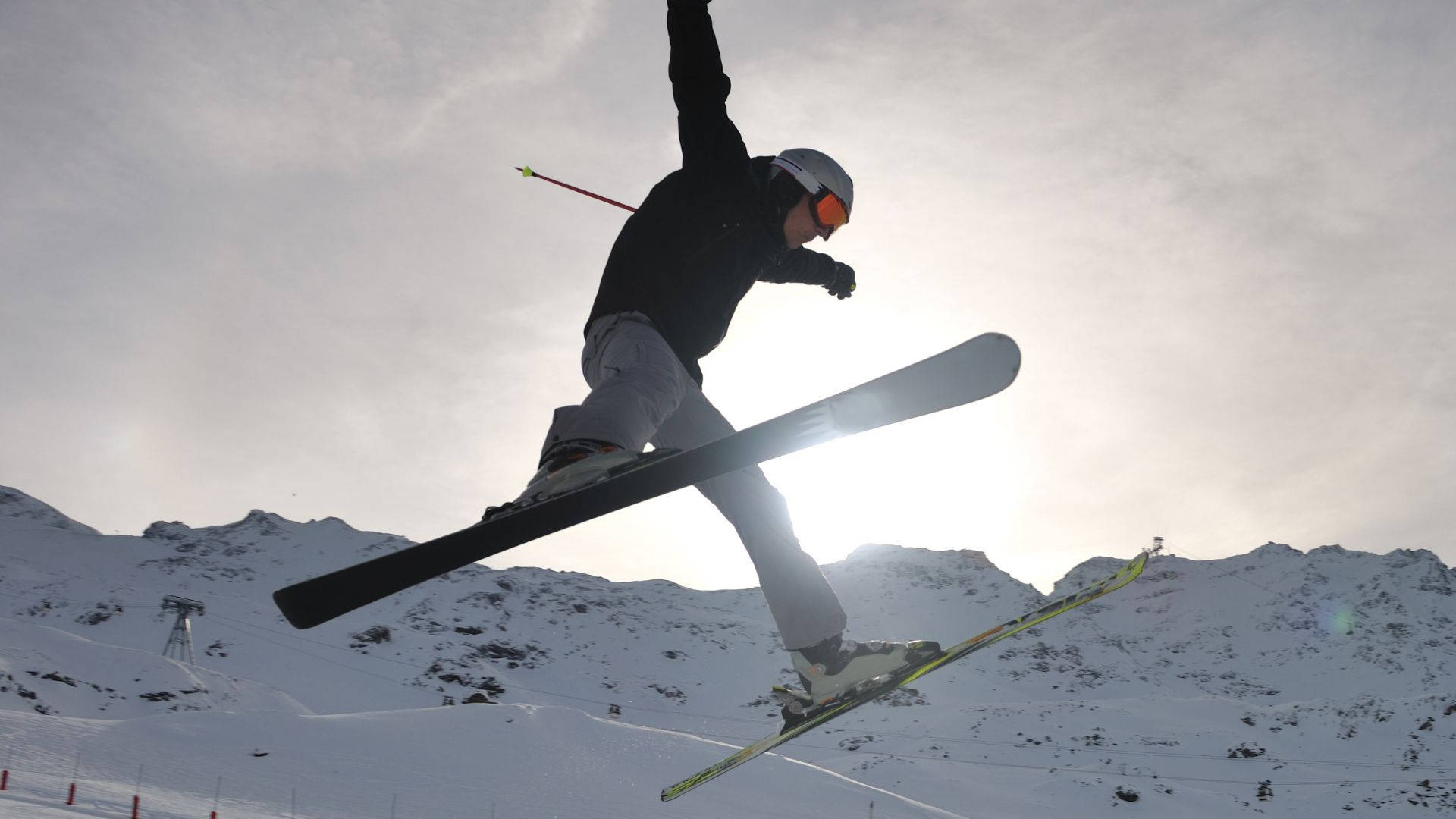 Mejoratleta De Salto De Esquí Fondo de pantalla