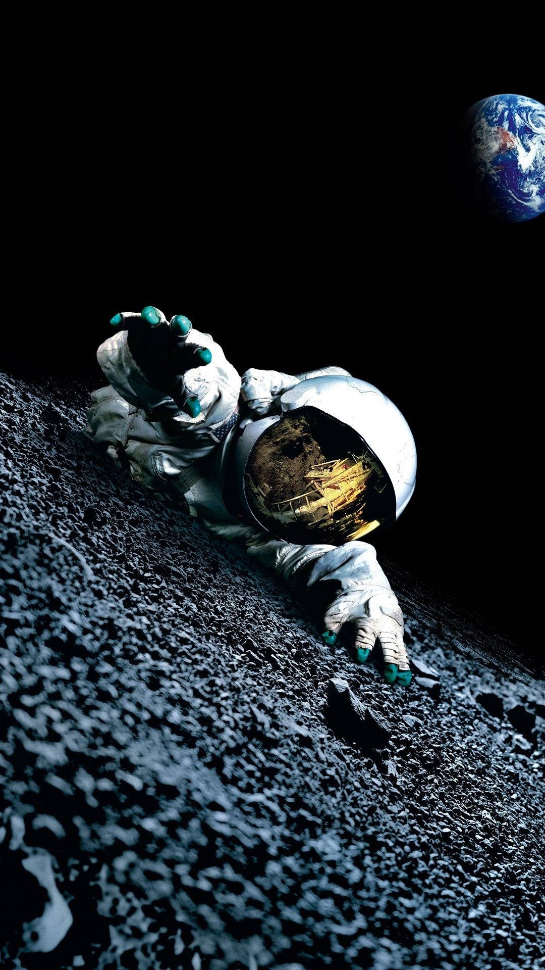 Download Best Smartphone Astronaut In Space Wallpaper 