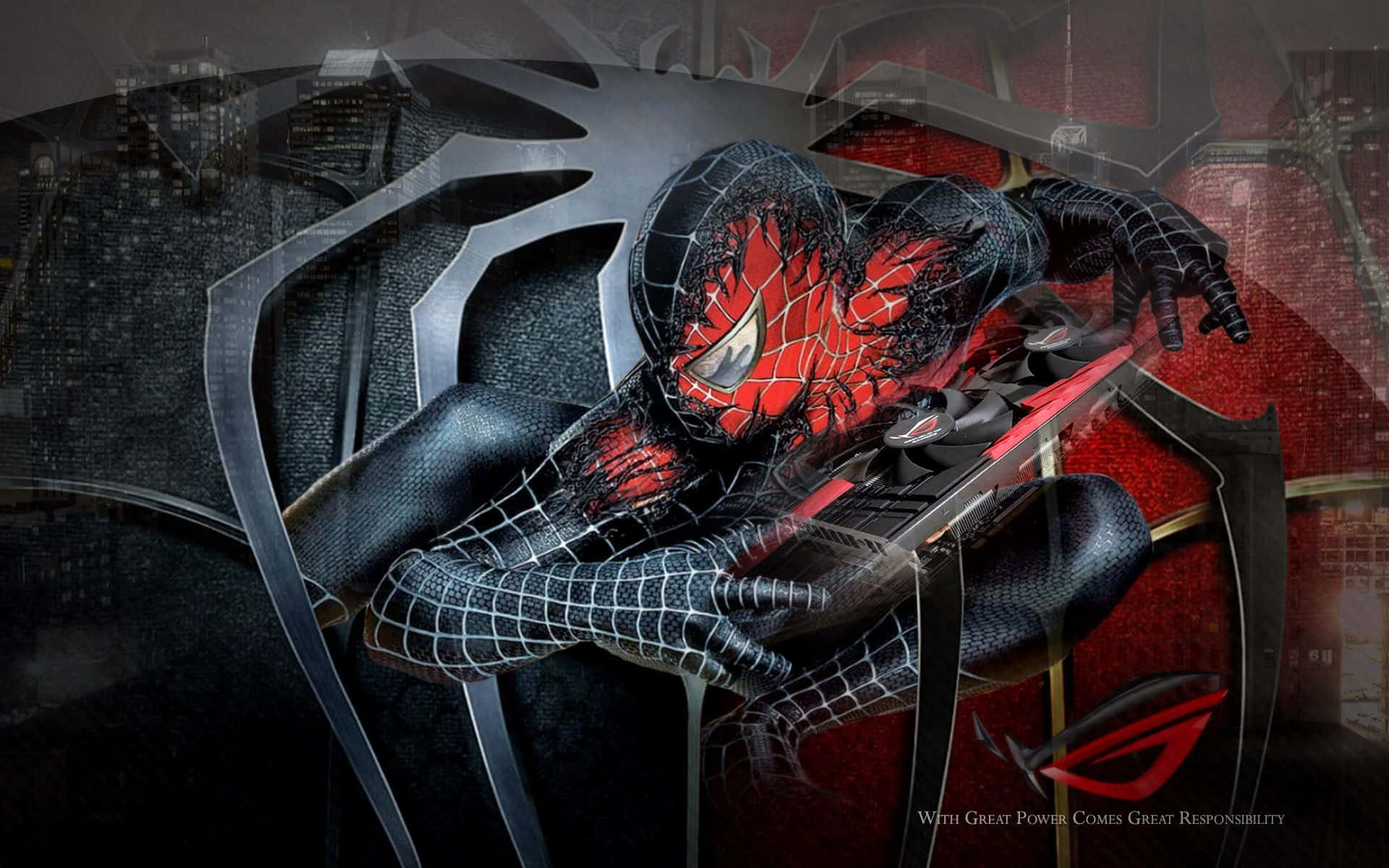 The Best Spider Man" Wallpaper