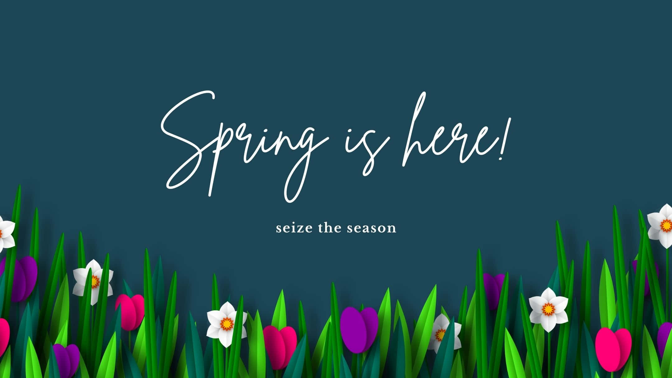 Best Spring Is Here Background