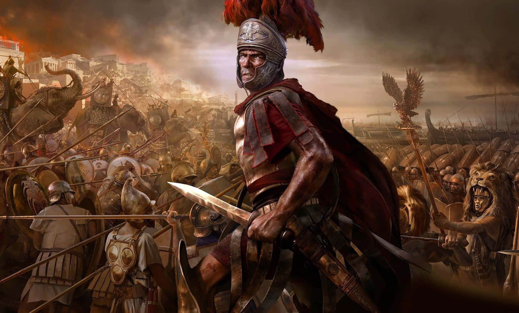 Melhorpapel De Parede Do Total War Rome 2 Com O Imperador.