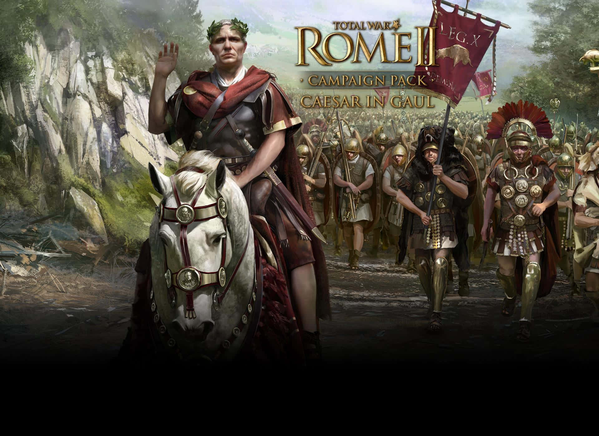 Majestic View of Total War Rome 2 Battle Scene