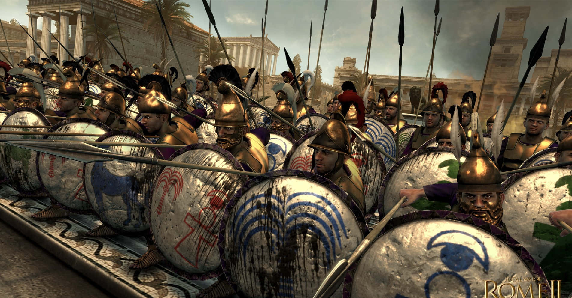 Mejorfondo De Pantalla De Total War Rome 2 Con Lanzas.