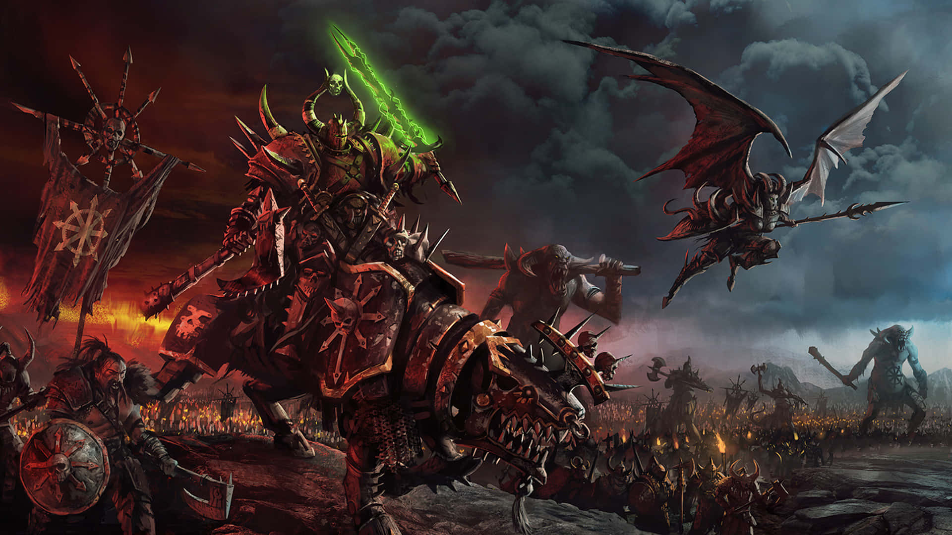 Erobraländerna I Total War: Warhammer Med Strategiska Slag