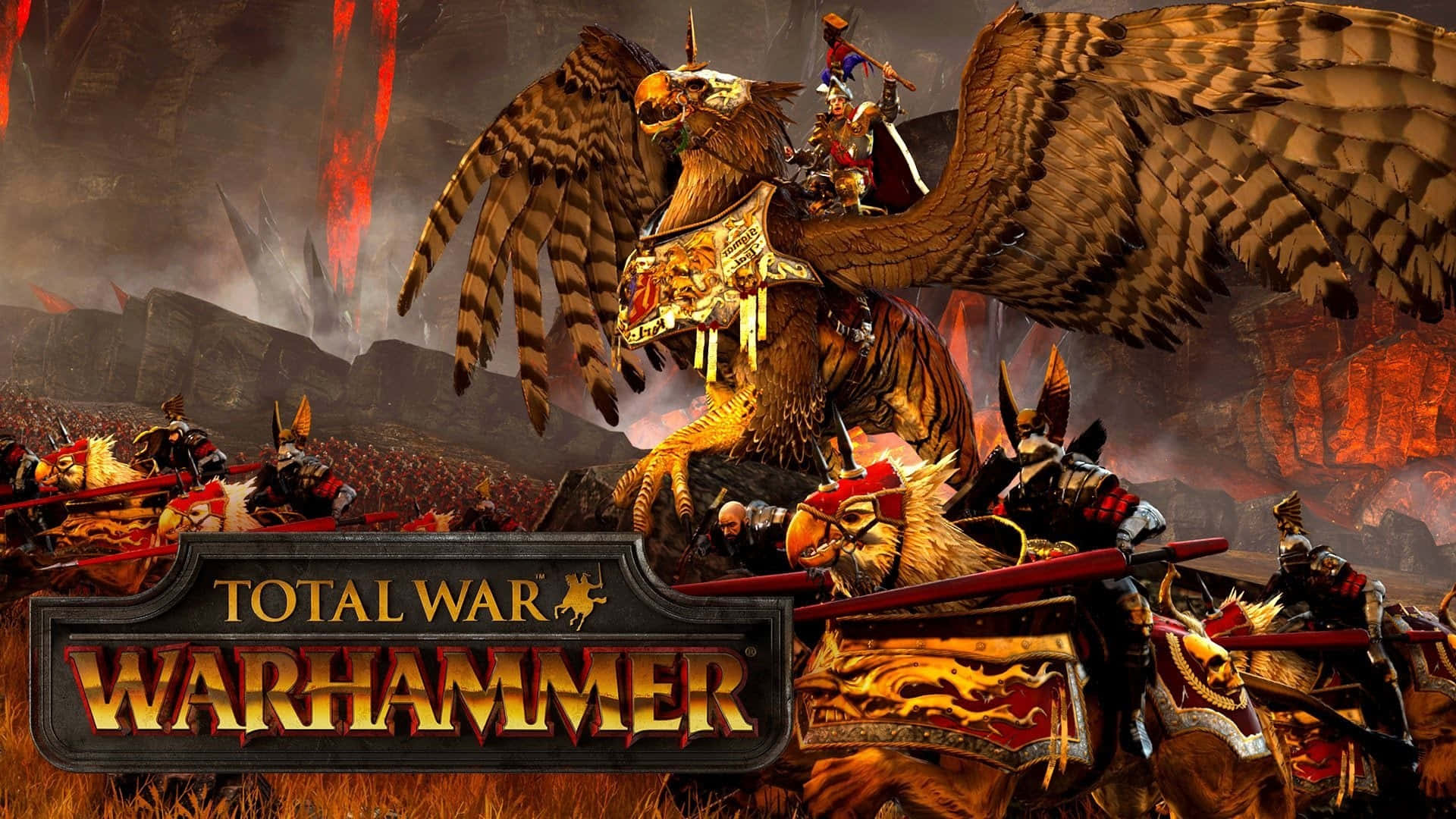 Upplevdet Forntida Kriget Mellan Kaos Och Ordning Med Bästa Total War Warhammer.