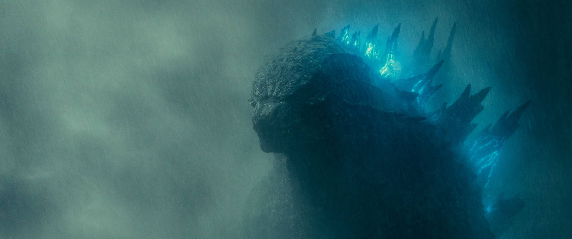 The most powerful kaiju, Godzilla, rises from the depths Wallpaper