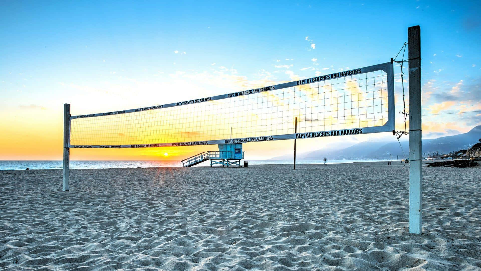 Best Volleyball Background Beach