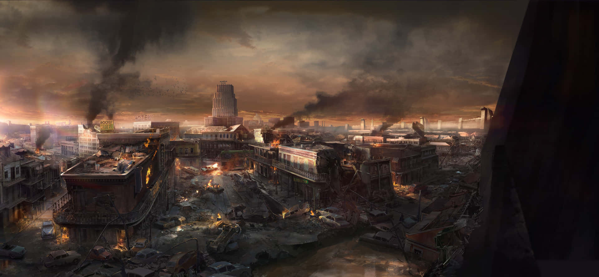 Best Wolfenstein Ii City Background
