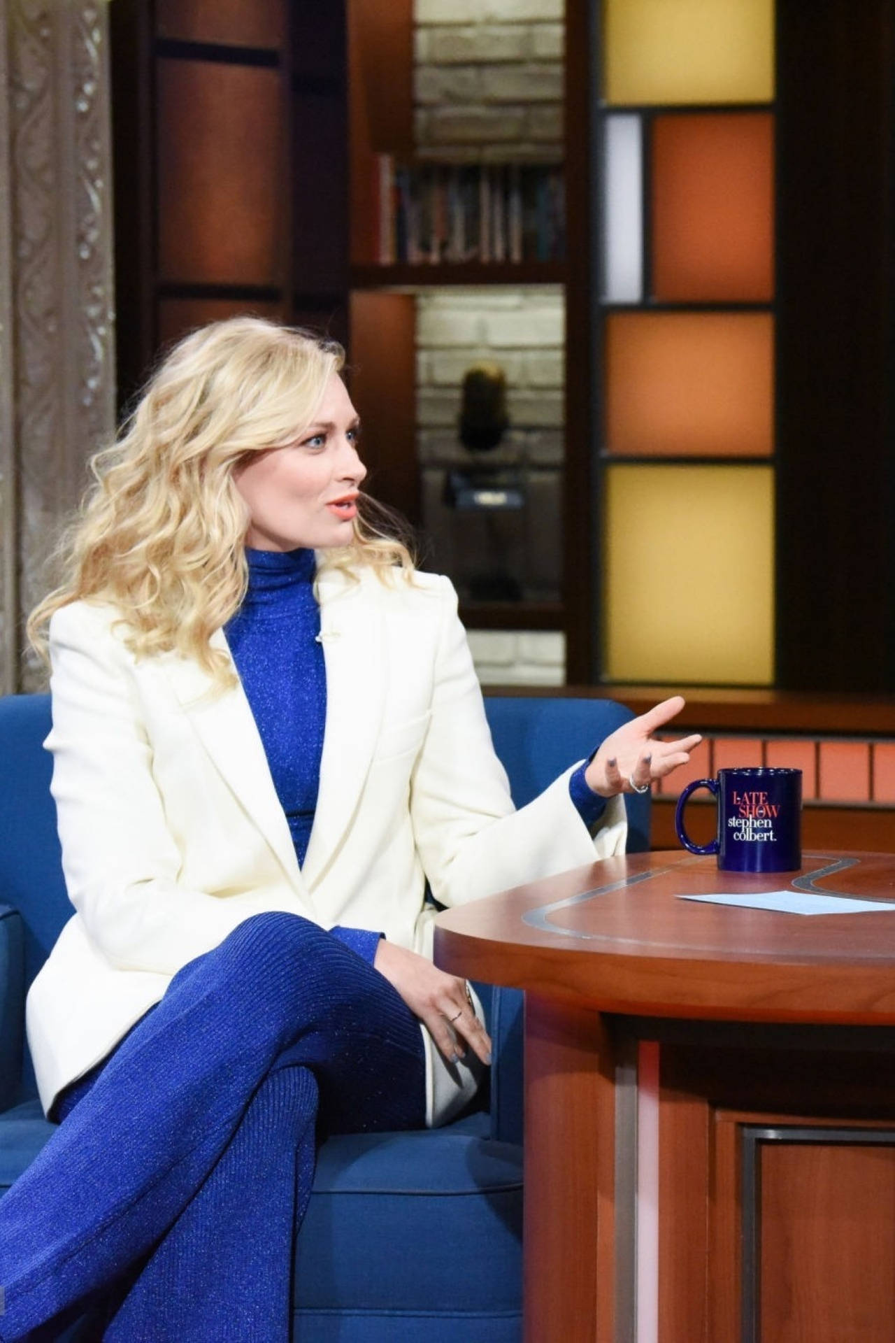 Beth Behrs Late Night Show