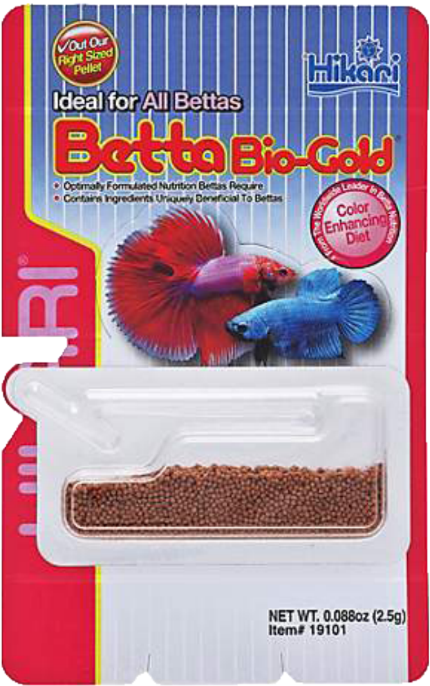 Betta Bio Gold Fish Food Package PNG